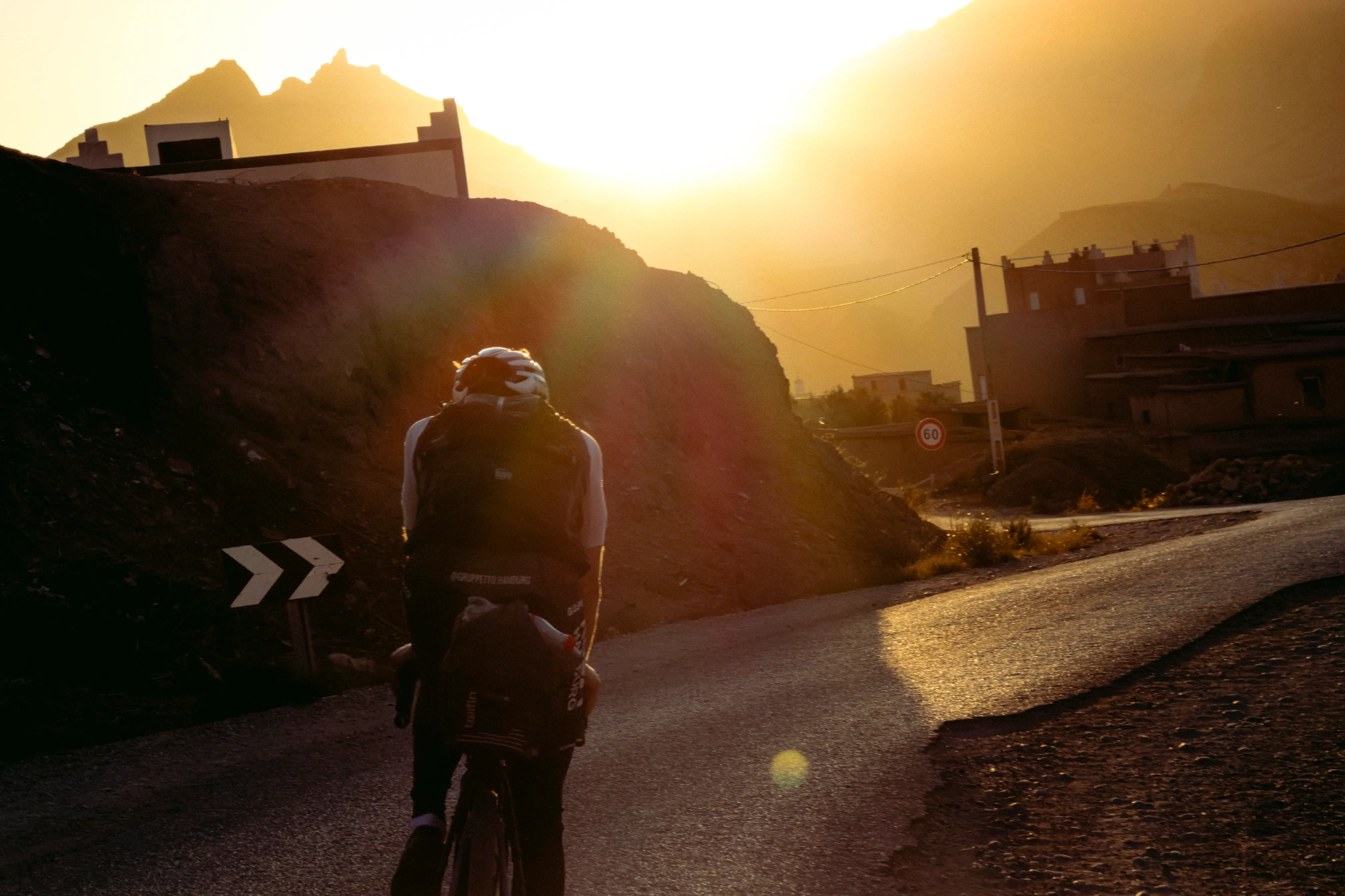 Jan at sunset on the king stage