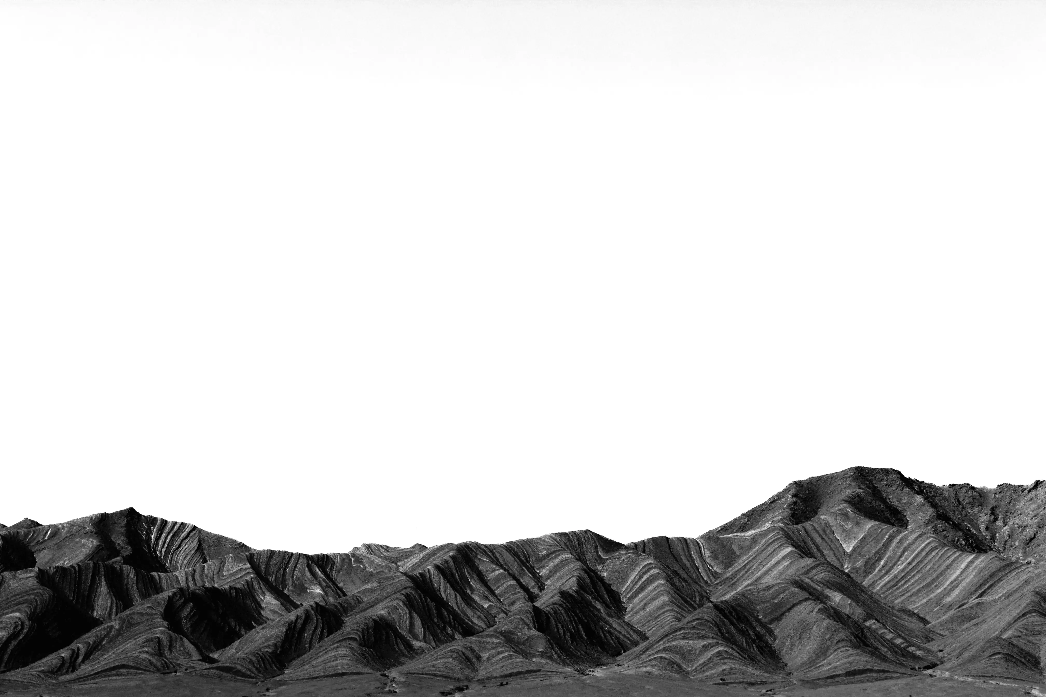 Oyster mountains in the Anti-Atlas — layered rock sculptures