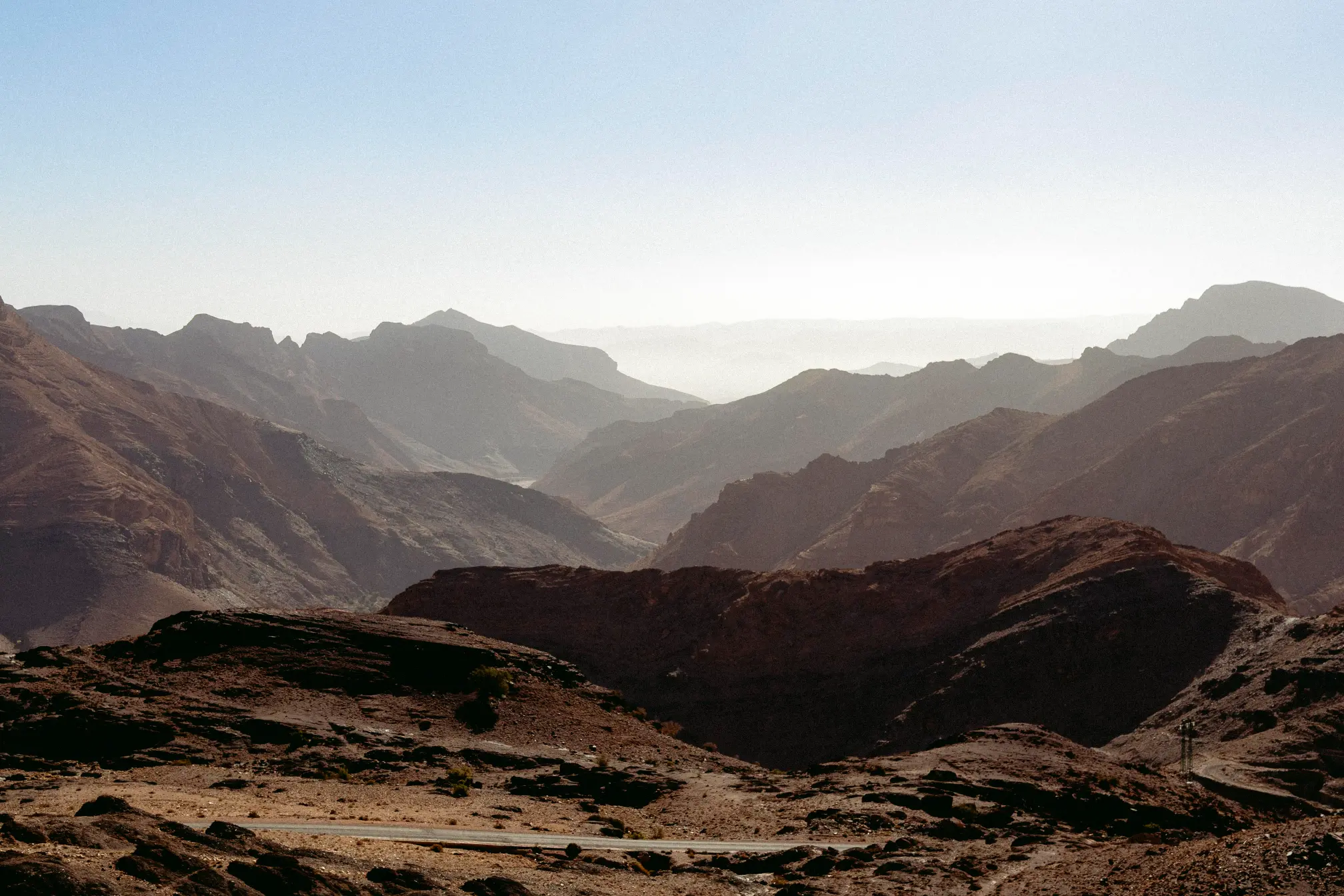 Endless mountains to the horizon — silence in the Anti-Atlas