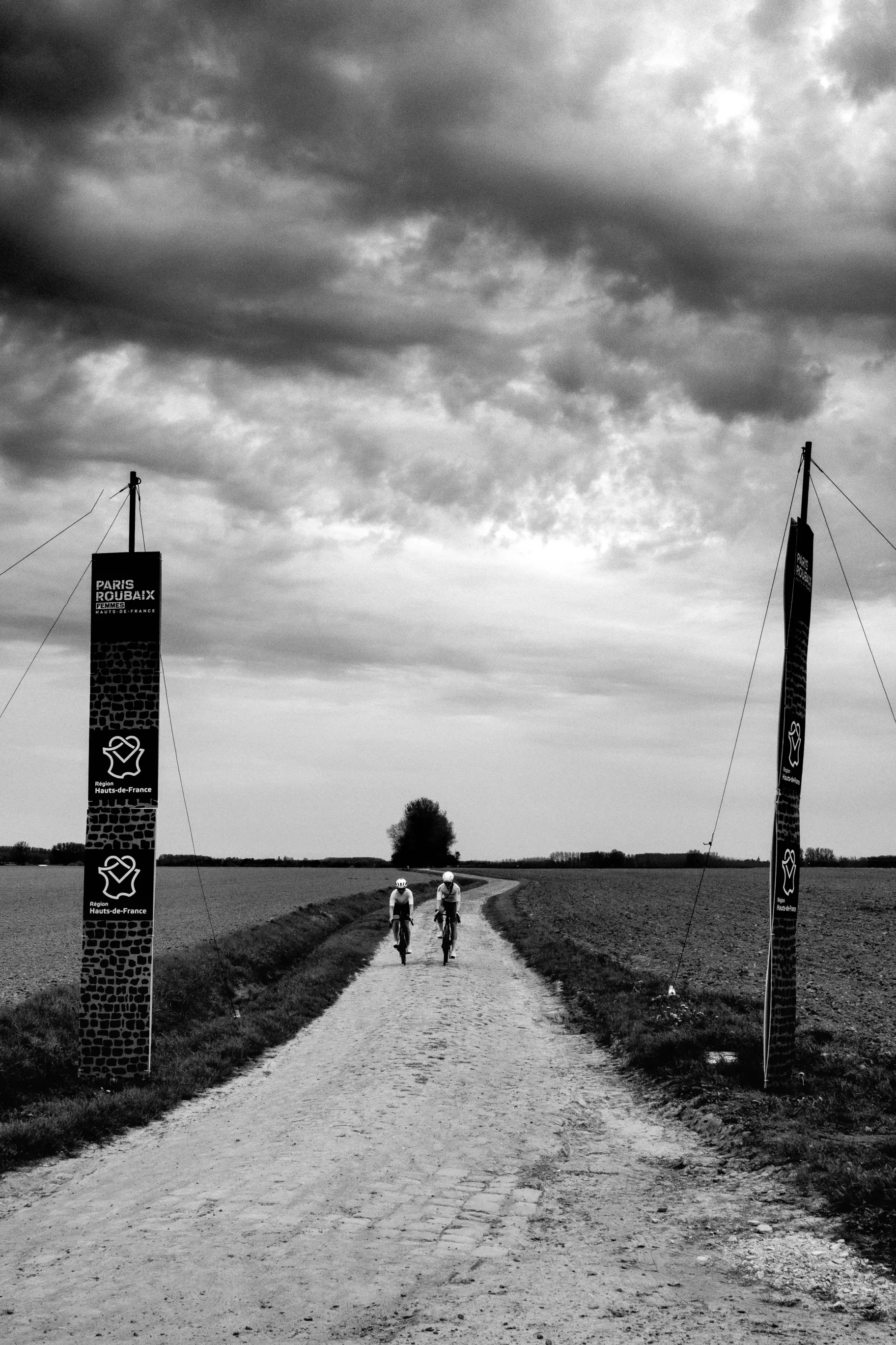 Abendstimmung nach dem Ride, flandrische Landschaft
